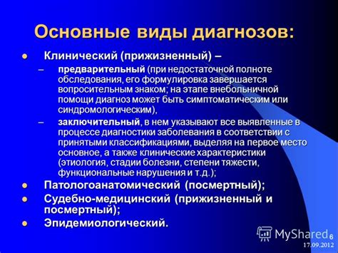 Анализ симптомов и эволюция неоднозначного диагноза