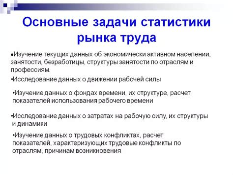 Анализ уровня занятости и его использование