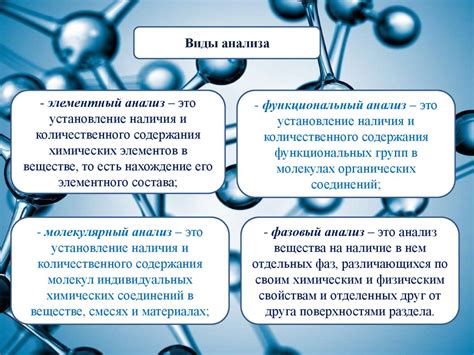 Аналитическая химия: классификация методов исследования