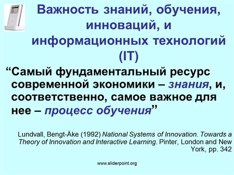 Важность обучения в сфере информационных технологий