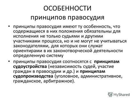 Взаимосвязь критического отношения суда с другими принципами правосудия