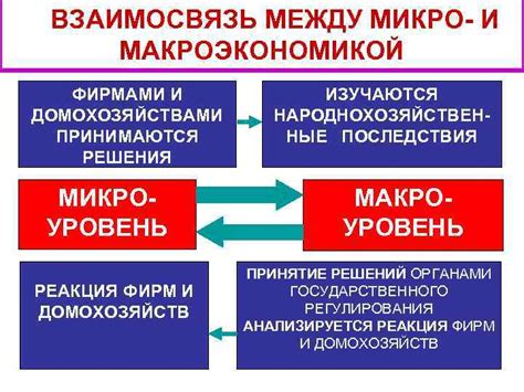 Взаимосвязь макро- и микроэкономики