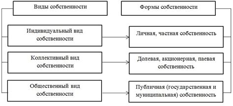 Виды собственности и их особенности