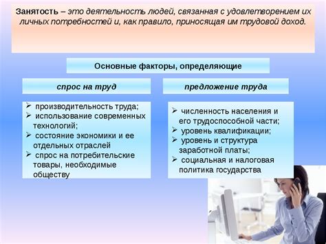 Виды трудоустройства