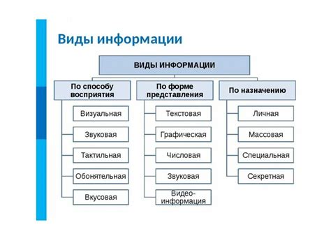 Виды форм представления документов