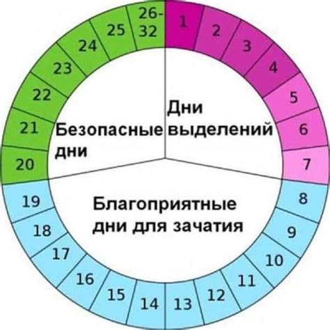 Влияние продолжительности и регулярности месячных циклов на вероятность зачатия