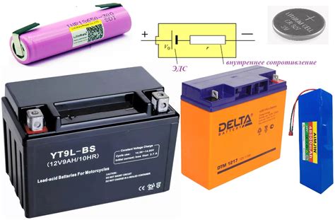 Внутреннее сопротивление аккумулятора