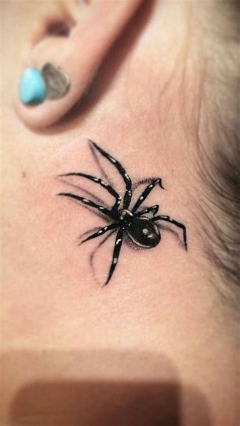 Выбор места для татуировки паука
