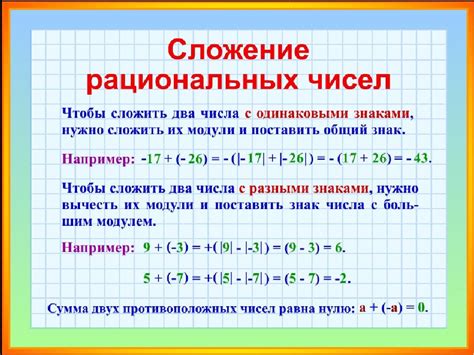 Вычисление разности чисел с разными знаками