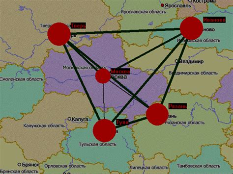 Географическая модель транспортной сети