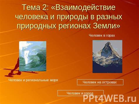 География и экология: взаимодействие в природной среде