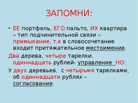 Грамматические особенности сложного словосочетания