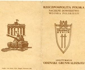 Грюнвальдский знак: проявление отваги, награждение и история