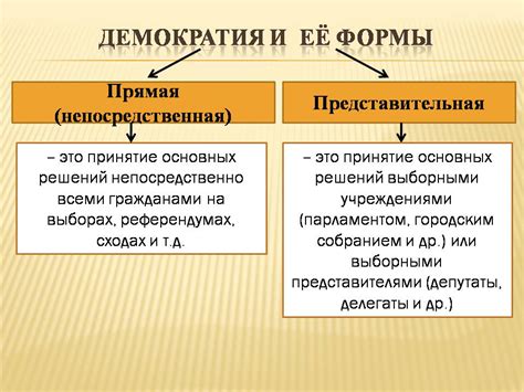 Демократия: ключевые принципы и их значение