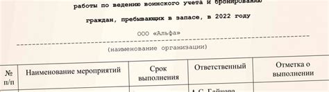 Задачи воинского учета в организации