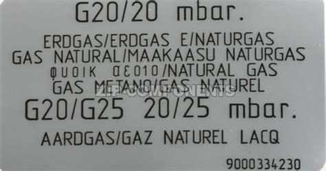 Знакомство с типом газа G20