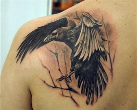 Значение ворона как татуировки