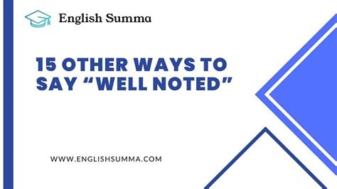 Значение выражения "well noted"