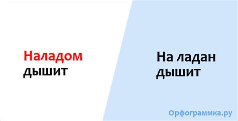 Значение наладом дышит