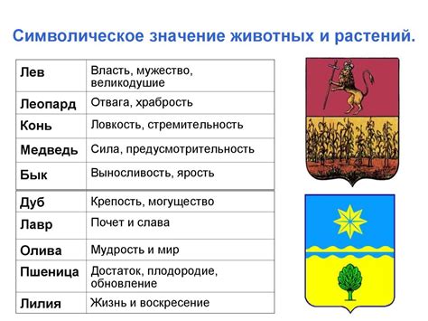 Значение цветов в гербах: символика и толкование