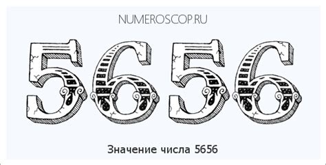 Значения числа 5656