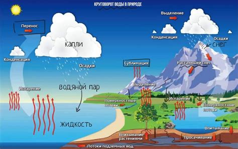 Значимость перехода воды в природе