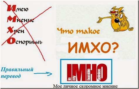 ИМХО в интернете