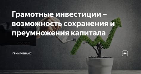 Инвестиции как способ сохранения и увеличения капитала