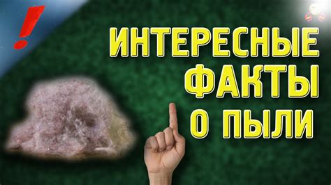 Интересные факты о пыли