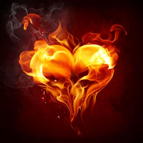 Интерпретации смайлика "горящее сердце"