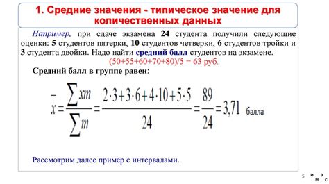 Интерпретация числовых значений сальдо