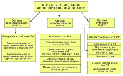 Исполнительная власть: структура правительства и руководящие органы