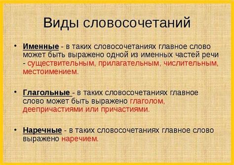 Использование именных глагольных наречных словосочетаний в письменной речи