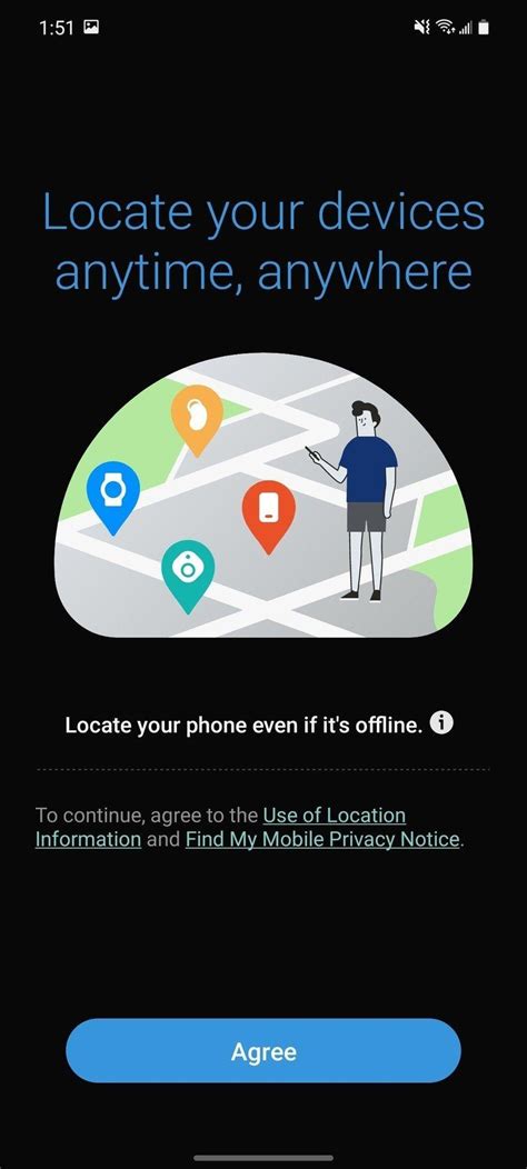 Использование сервиса Find My Mobile