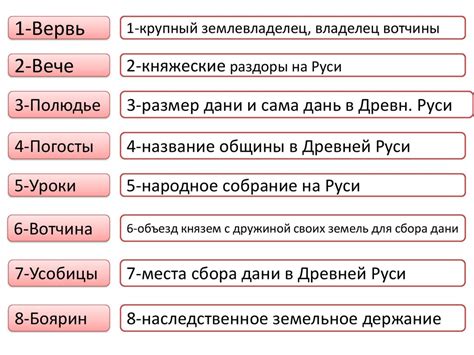 Исторические термины: их значение в изучении истории