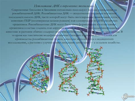 История открытия рекомбинантной ДНК