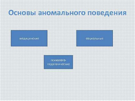 Источники аномального поведения