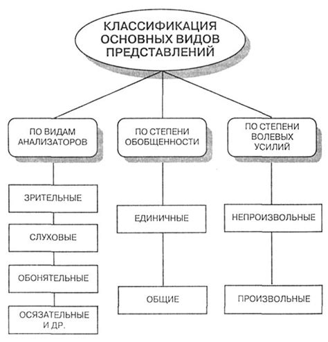 Какие виды представлений существуют