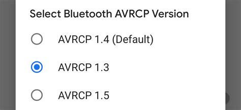 Какие особенности работы есть у версии Bluetooth AVRCP?