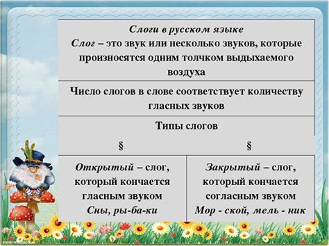 Какие слоги считаются открытыми?