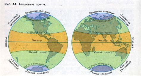 Каковы границы тропиков?