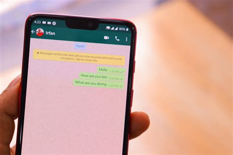 Какое время задержки у исчезающих сообщений в WhatsApp