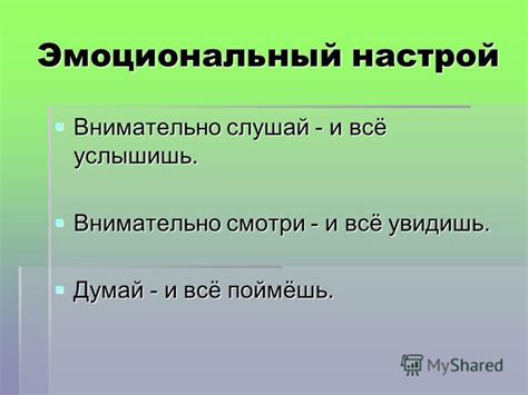 Как влияет на окружающих твой эмоциональный настрой