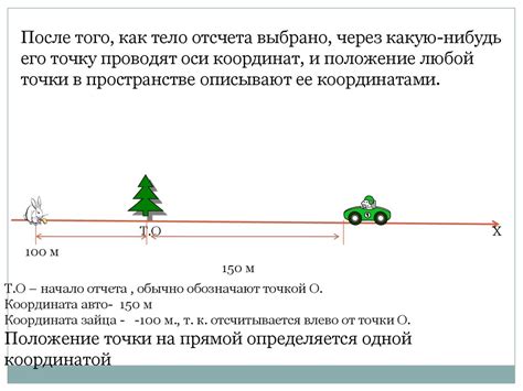 Как определяется положение точки в трехмерном пространстве?