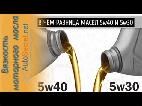 Как осуществляется выбор масла с маркировкой 5W-30?