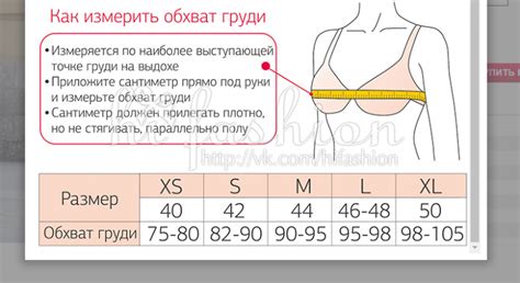 Как правильно измерить объем и размер груди для подбора идеального белья