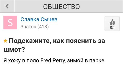 Как правильно использовать выражение "пояснить за шмот"?