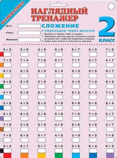 Как происходит переход через разряд во 2 классе?