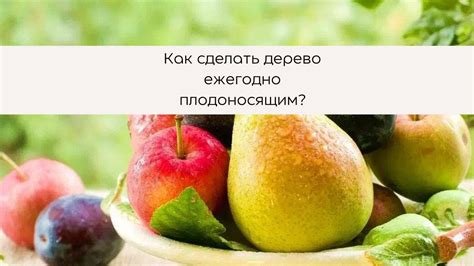 Как сделать плодоносящим декоративное растение?