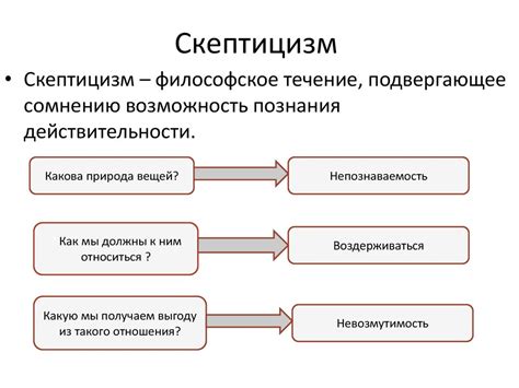 Как скептическое отношение формируется в индивидуальности